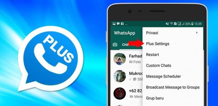 Download WhatsApp Plus Biru Apk Versi Lama dan Terbaru 2023