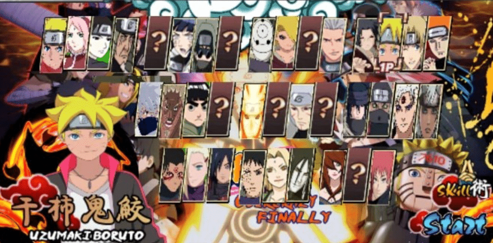 Fitur-fitur Pada Game Naruto Senki Mod APK