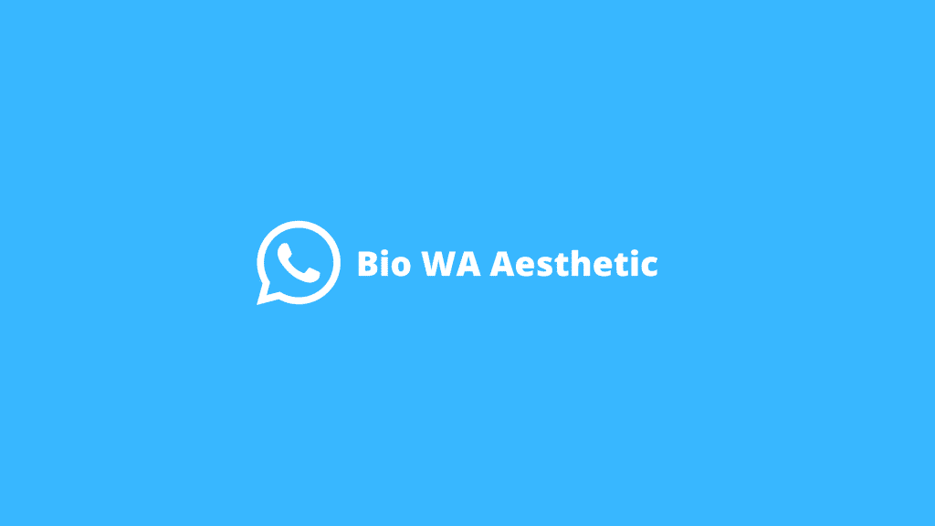 Kumpulan Bio WhatsApp Aesthetic Simple Elegan Untuk Digunakan