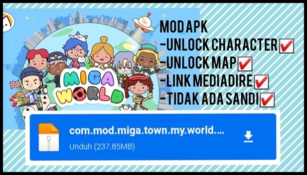 Link Download Miga World Mod Apk