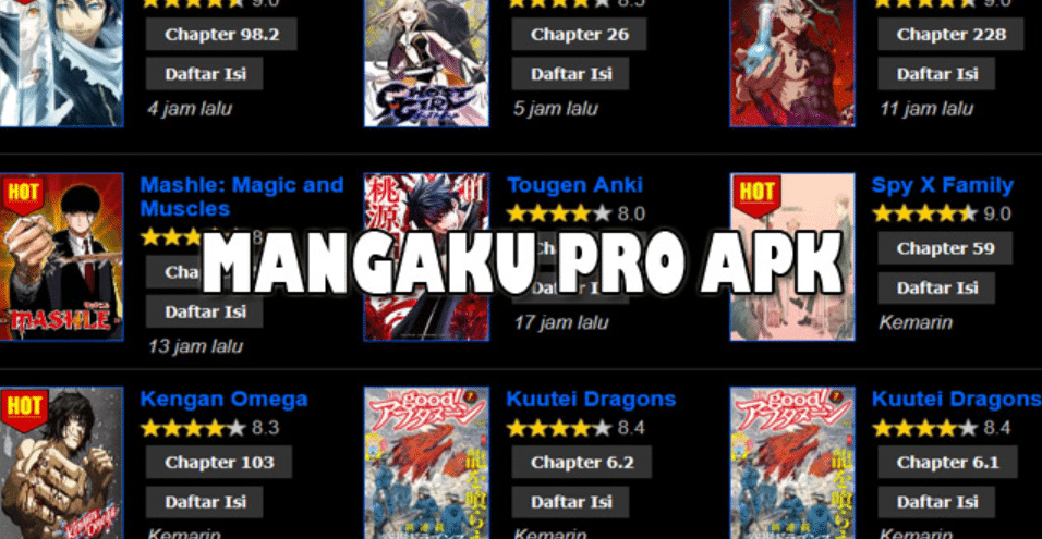Fitur-Fitur Pada Mangaku Pro Apk Terbaru Komiku Mangaplus 2023